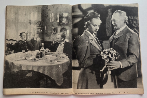 Willi Forst, Fotos Burgtheater